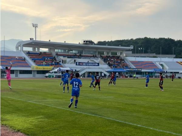 고성군, 청룡기 고교축구 열기 이어 중등 축구 꿈나무들 고성 집결 기사 이미지