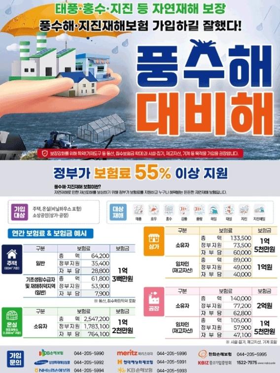 태풍 오기 전 가입하세요…정읍시, 풍수해·지진재해보험 당부 기사 이미지