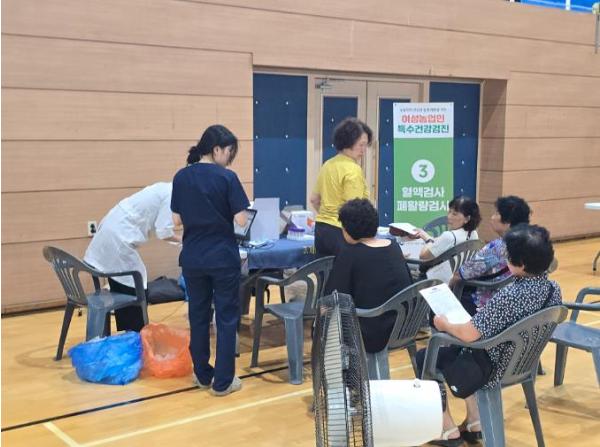 철원군, 여성농업인 특수건강검진 지원 완료 기사 이미지