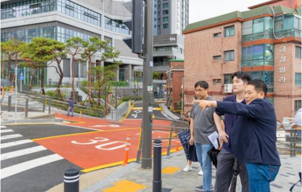 강북구의회 부의장 노윤상 의원, 삼양동 교통 및 보행환경 개선 위한 현장점검