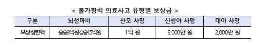 보건복지부, 불가항력 분만사고, 산모 중증장애까지 국가가 보상한다