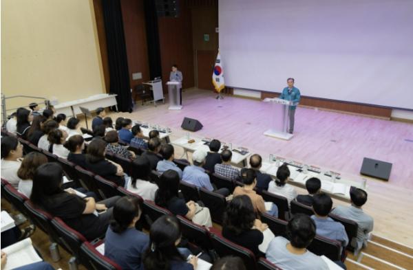 청양군, 제6기 지역사회보장계획 수립 위한 중간보고회 및 공청회 개최 기사 이미지