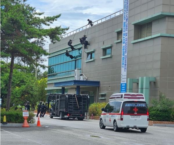 전남광주특별시, 국가중요시설‧다중이용시설서 실제훈련