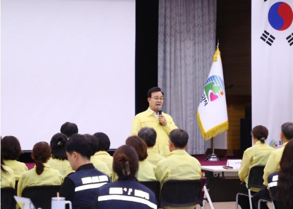 김성제 의왕시장, 2026 을지연습 사후 강평에서 공직자 위기 대응 역량 강화 당부
