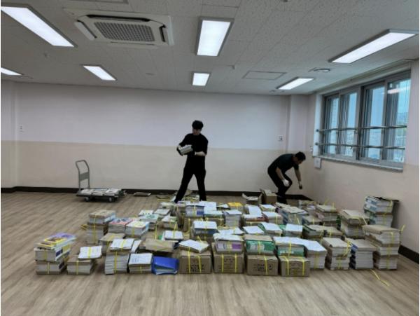 동두천양주교육지원청, 9월 개교 회천새봄초 포함 14개교에 개학 전 교과용도서 배부 지원