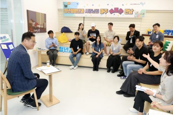 조지훈 전주시장, 청년들과 소통의 문 열어