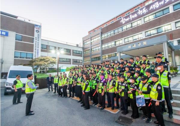서해구 자율방범연합대,추석 대비 합동 방범순찰 추진 기사 이미지
