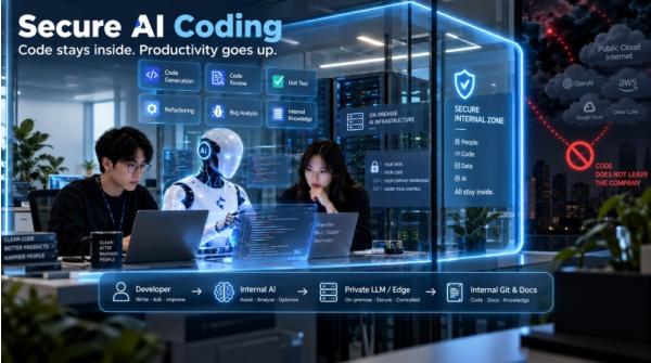 AI 코딩, 내부 환경에서 더 안전하게…소스코드 외부 유출 우려 낮춘다