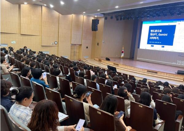 수원교육지원청, ‘AI, 수원급식을 부탁해!’… 영양교사·영양사 대상 AI 급식관리 연수 추진