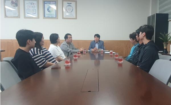 보은교육지원청, 학교운동부지도자와 소통 간담회 개최 기사 이미지