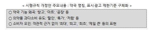 보건복지부, 약국 이름에 '창고', '마트', '공장', '최대', '특가' 못 쓴다... '약사법 시행규칙' 개정 추진