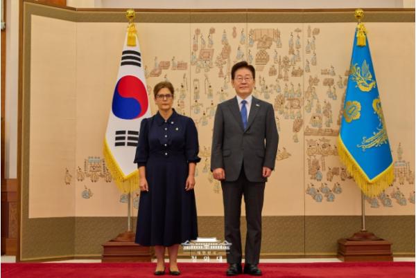 이재명 대통령, 주한대사 신임장 제정식 개최 