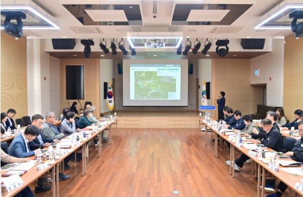 청송군, 주왕산국립공원보호구역 산불피해지  생태복원 타당성평가 최종보고회 개최 기사 이미지