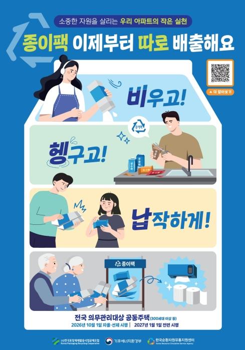 '종이팩은 따로 모아주세요'...관악구, 공동주택에 종이팩 전용봉투 배부 기사 이미지