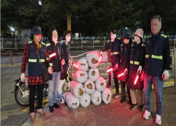 고양시 중산2동 안전보안관, 제30호 태풍 ‘참피’ 대비 안전순찰 및 환경정비 실시