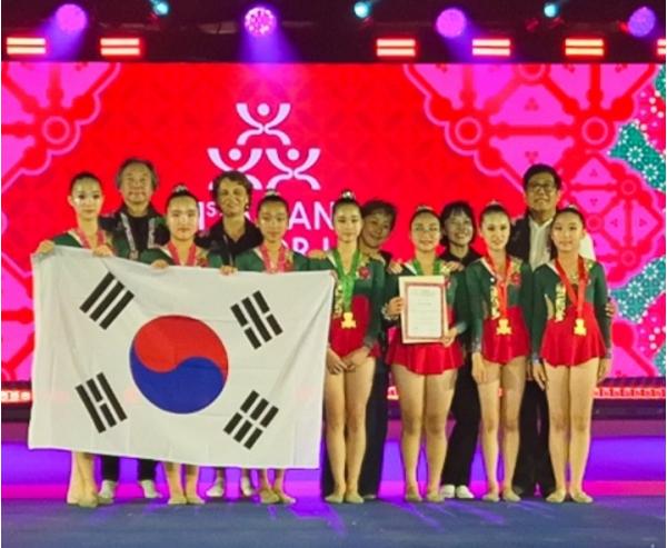 '한국의 美로 아시아 사로잡았다'…송파구리듬체조단, 국제대회 '은상' 쾌거 기사 이미지