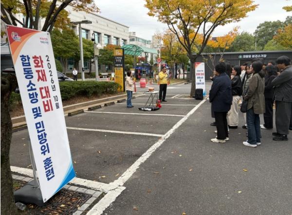 진주시, 2026년 합동소방훈련 및 민방위 대피 훈련 실시 기사 이미지